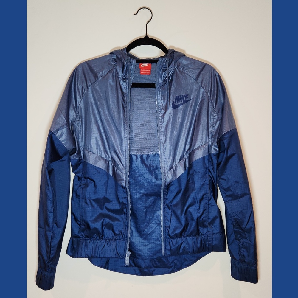 Nike Windrunner Jacket XS – Navy & Slate Blue